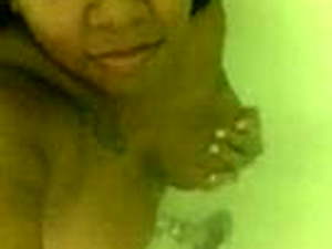 Bi ebony tits in shower