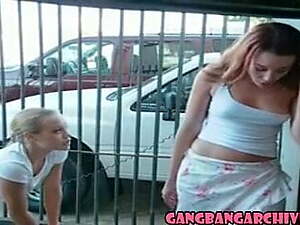 Gangbang Archive – Garage orgy with 10 guys