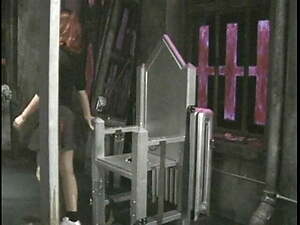 Our lady disciplines a fresh young redhead who had no idea what she was getting into.