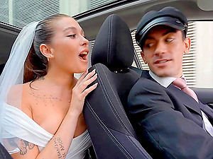 Chauffeur Fucks The Bride