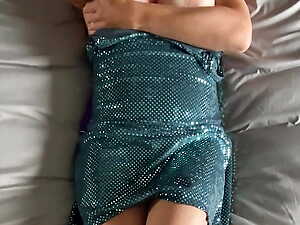 HMM plays solo in her sexy dress